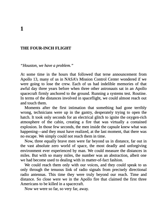 Failure Is Not an Option