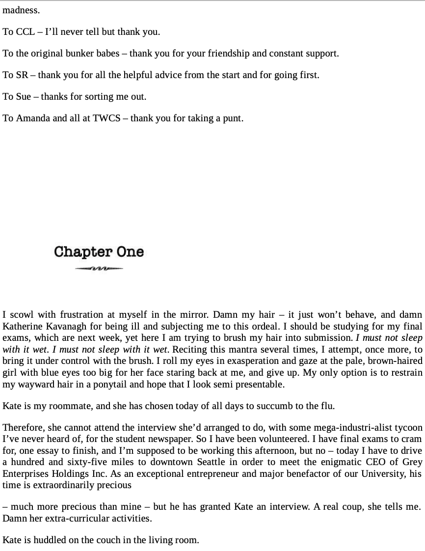 Fifty Shades of Grey