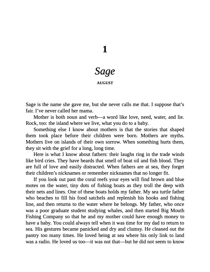 She Never Told Me About the Ocean