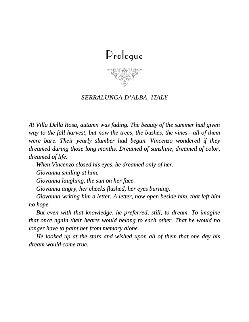 Stars in an Italian Sky