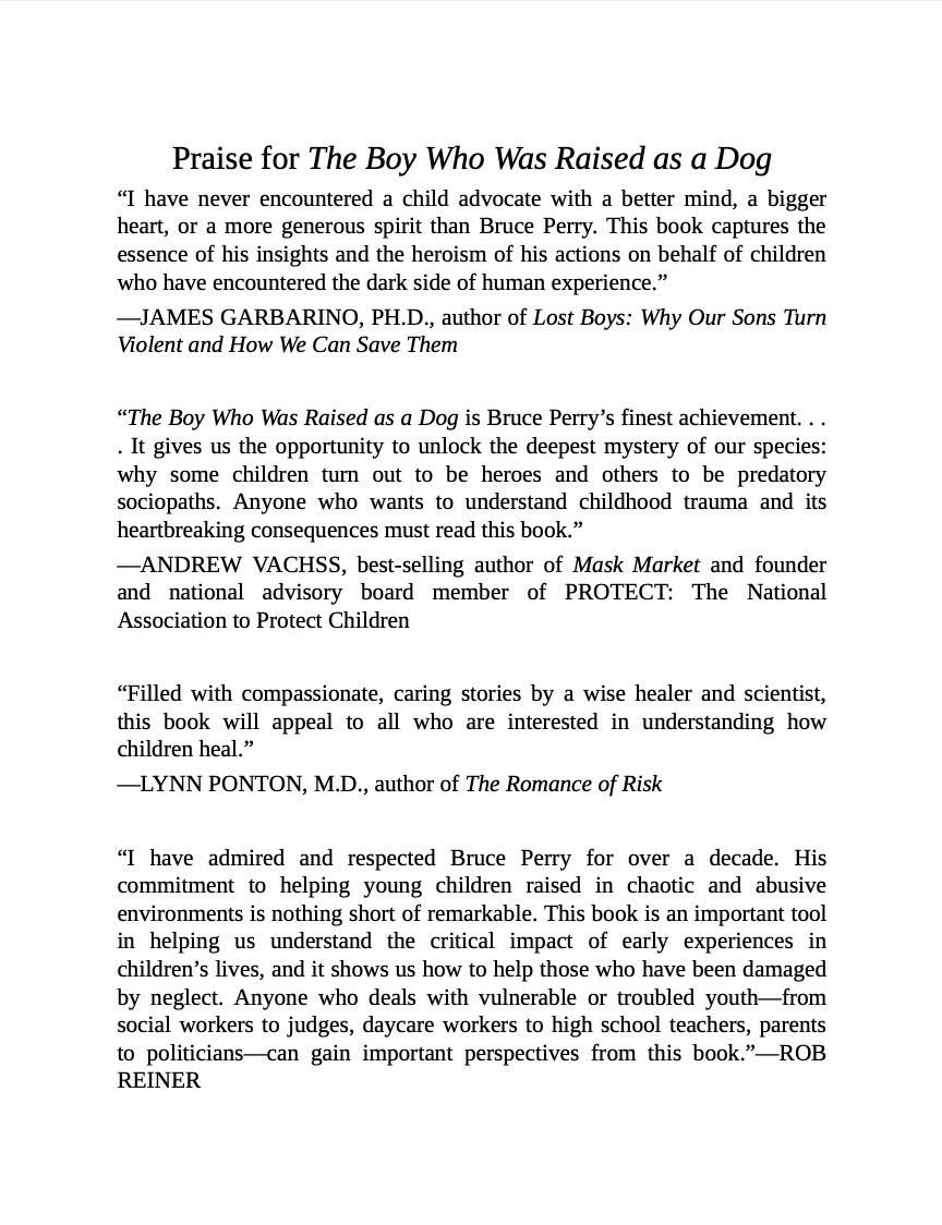 The Boy Who Was Raised as a Dog