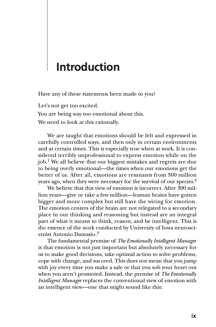 The Emotionally Intelligent Manager