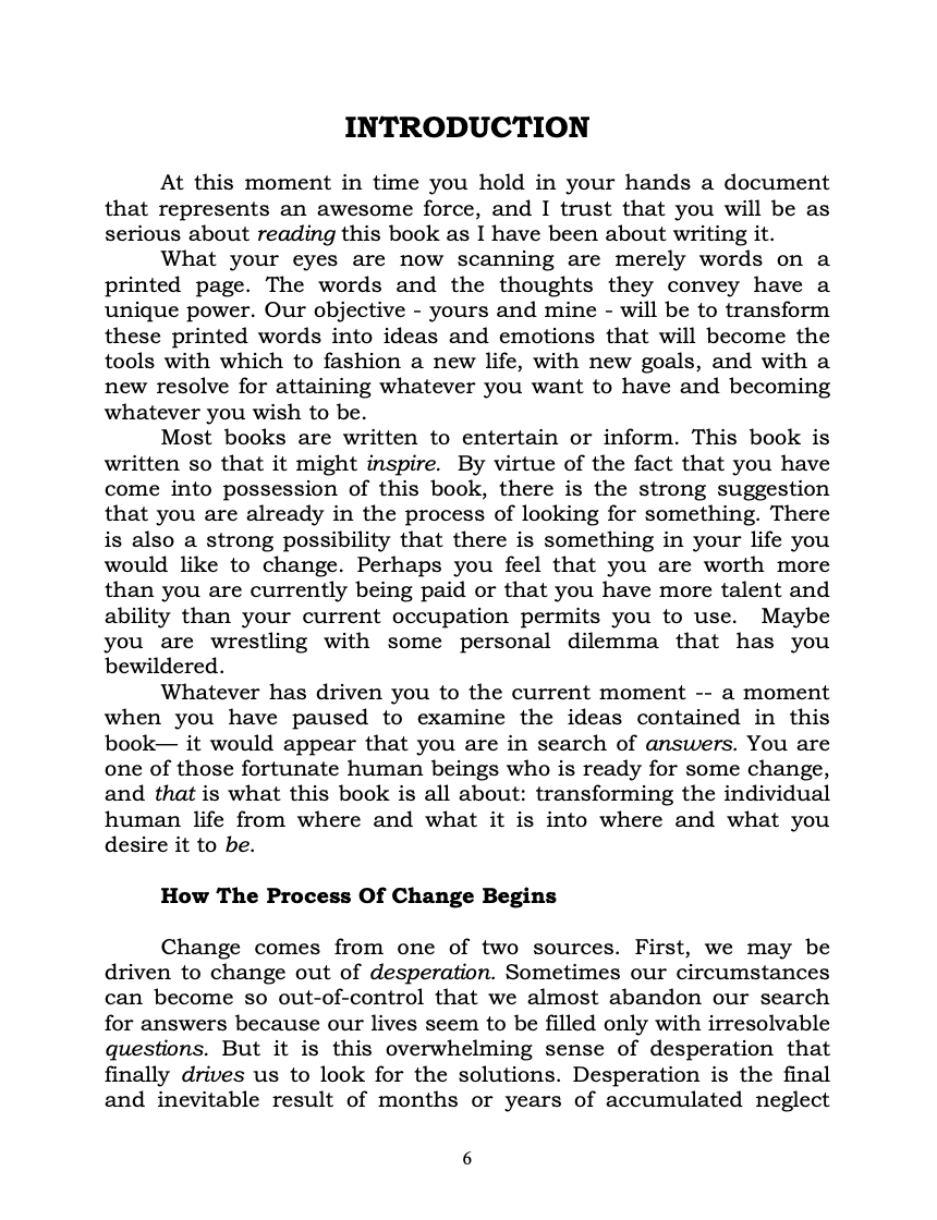 The Five Major Pieces to the Life Puzzle