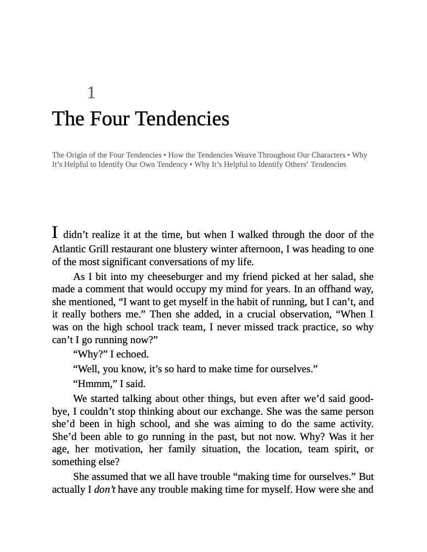 The Four Tendencies