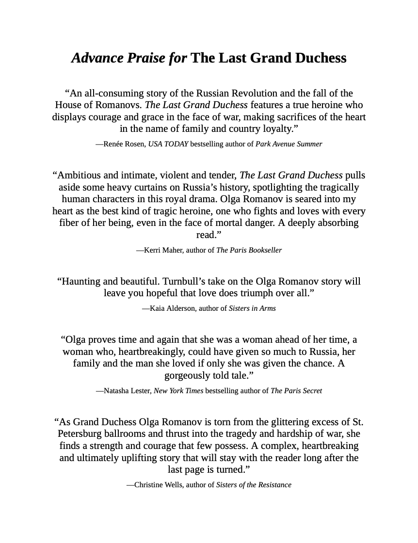 The Last Grand Duchess