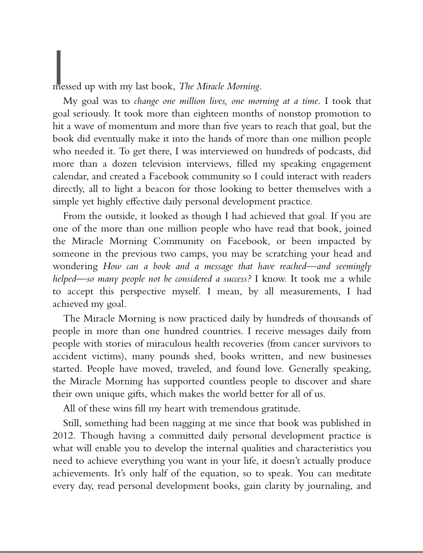 The Miracle Equation