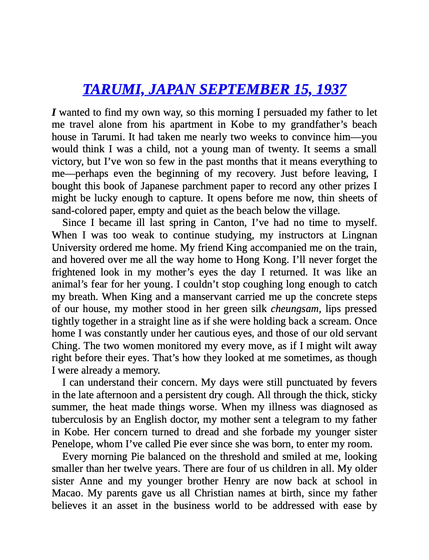 The Samurai's Garden