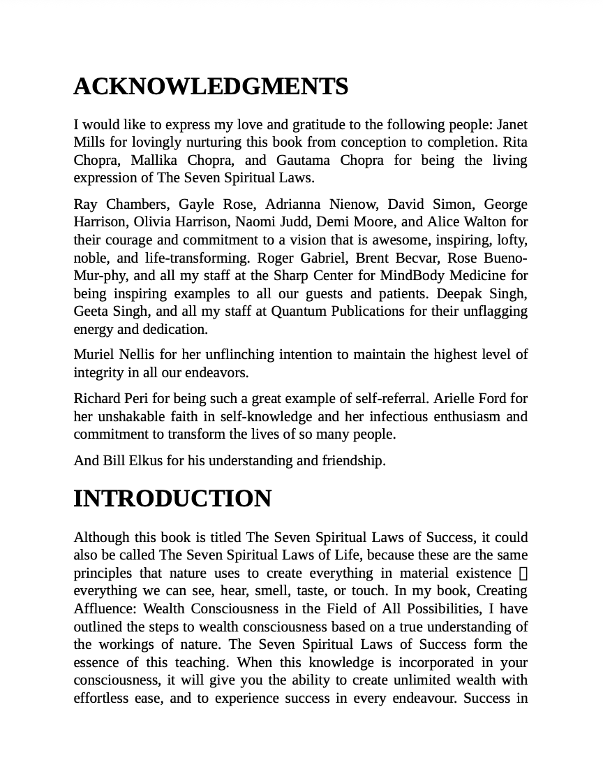 The Seven Spiritual Laws of Success