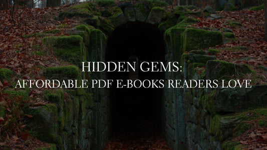 GOOD E-BOOKS - Hidden Gems: Affordable PDF E-Books Readers Love