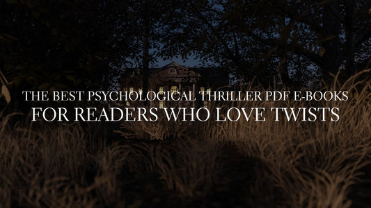 GOOD E-BOOKS - The Best Psychological Thriller PDF E-Books for Readers Who Love Twists
