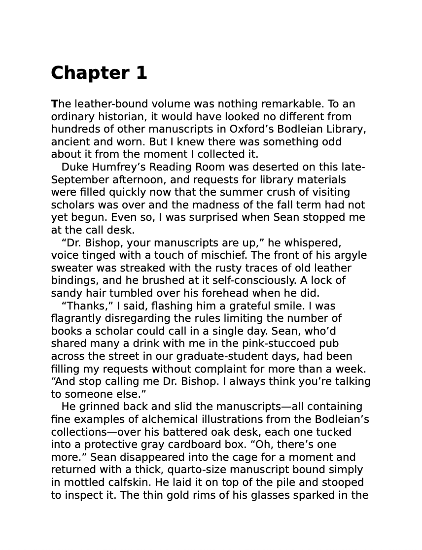 A Discovery of Witches