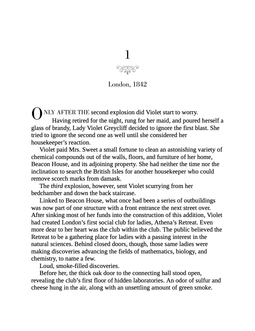 A Lady's Formula for Love