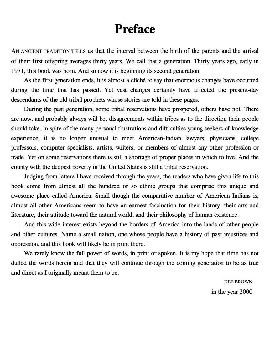 Bury My Heart at Wounded Knee