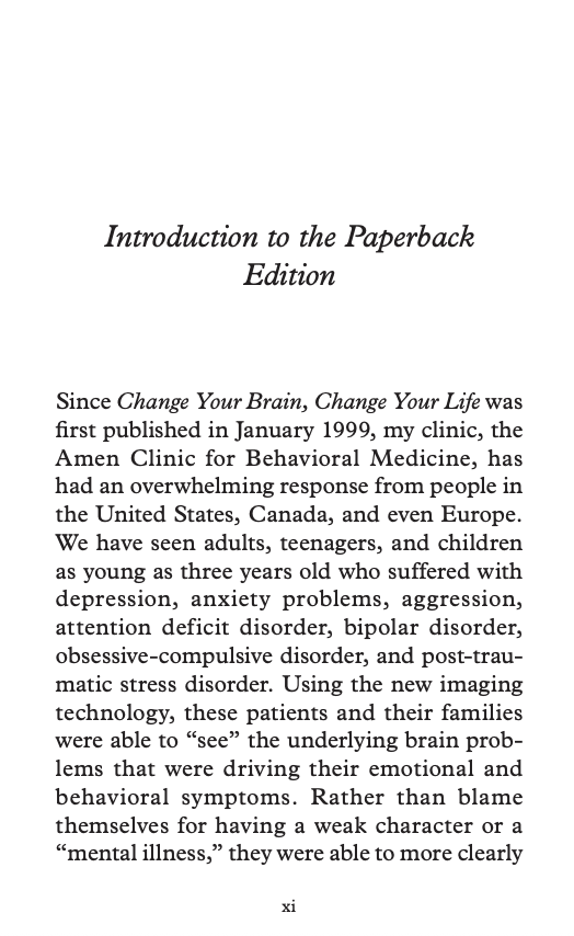 Change Your Brain, Change Your Life