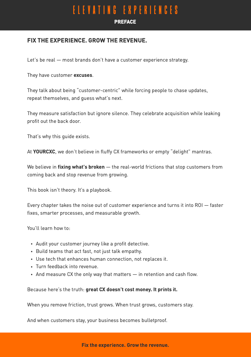 Elevating Experiences