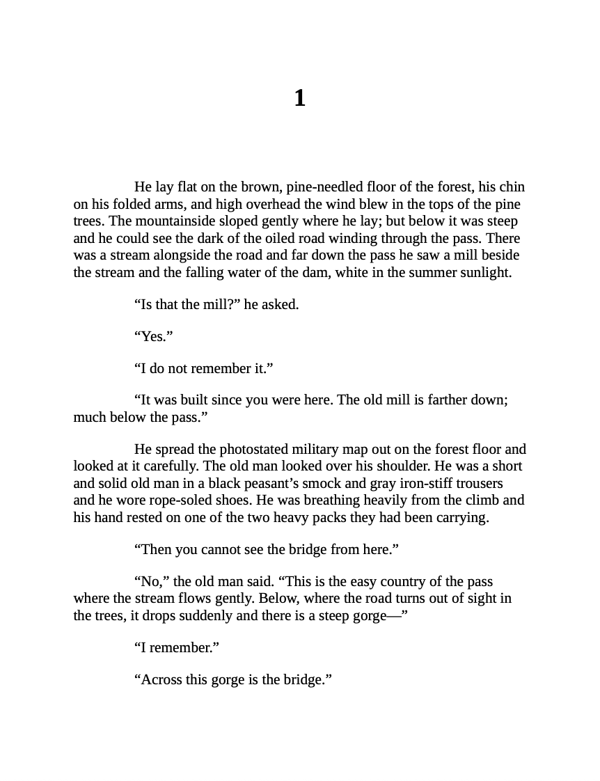 For Whom the Bell Tolls