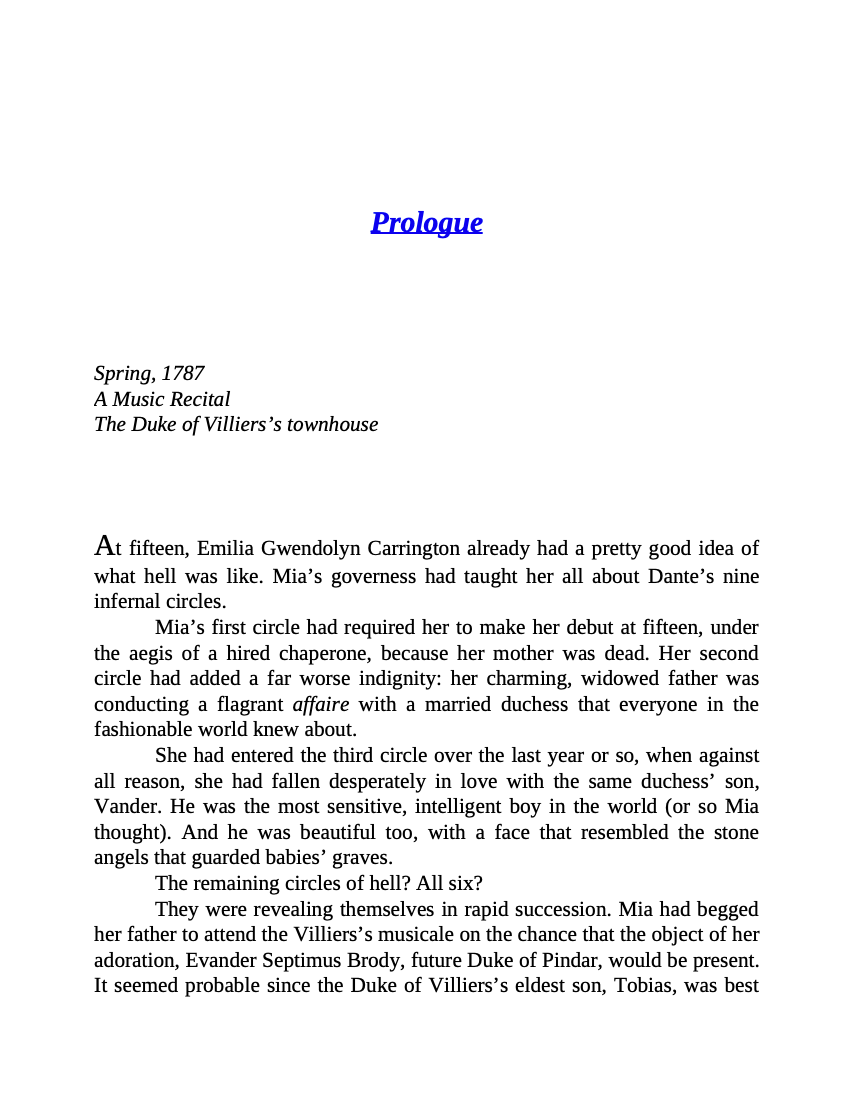 Four Nights with the Duke