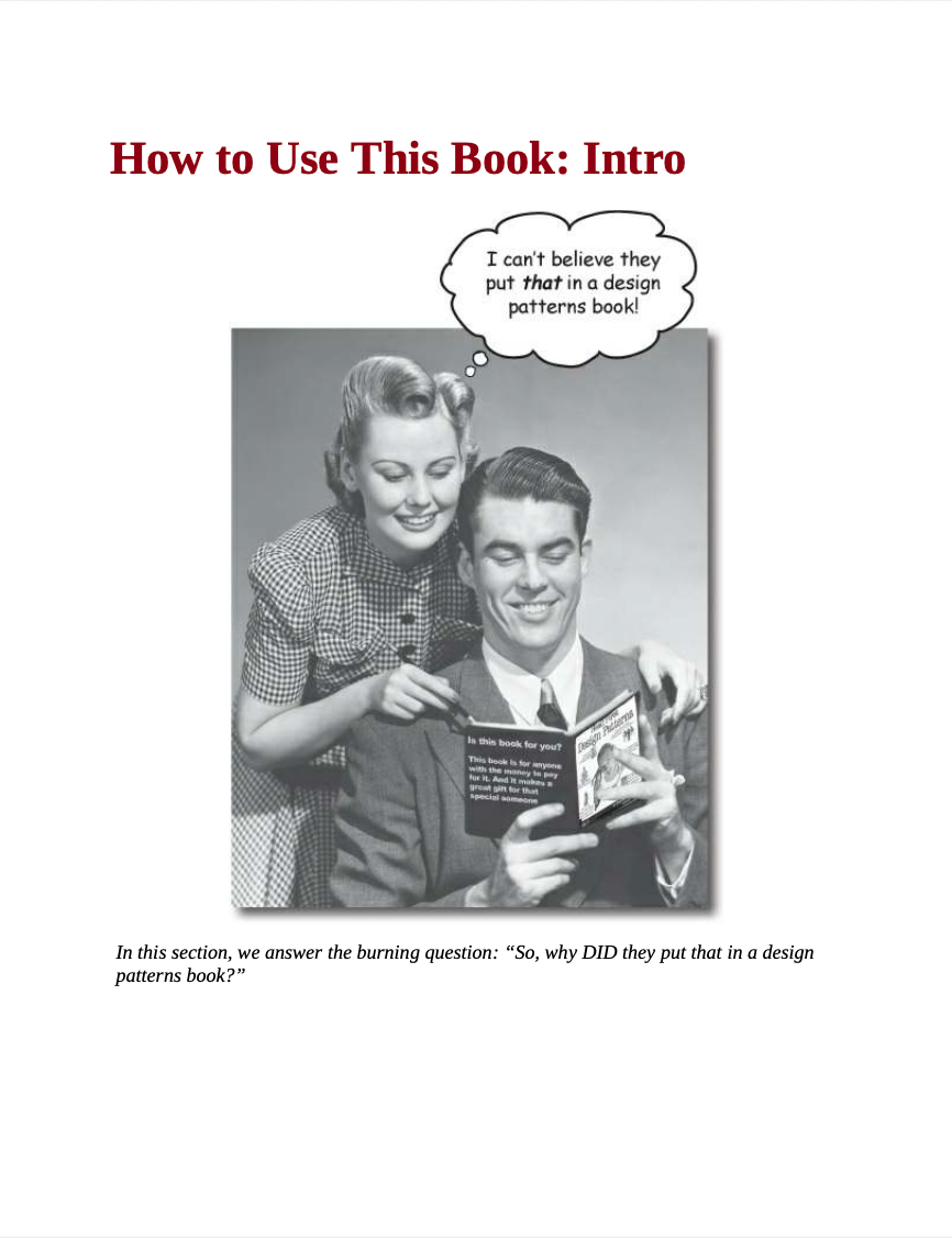 Head First Design Patterns