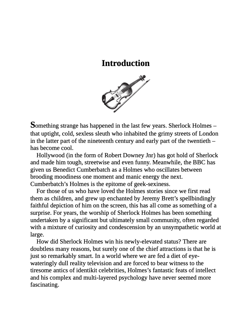 How to Think Like Sherlock