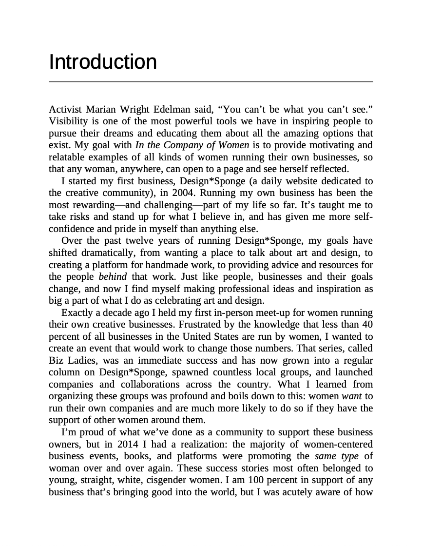 In the Company of Women