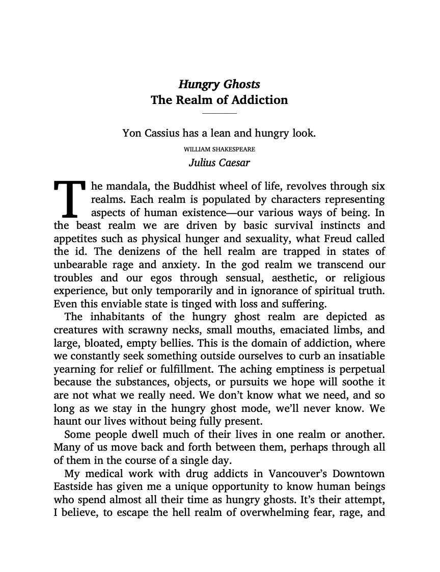 In the Realm of Hungry Ghosts