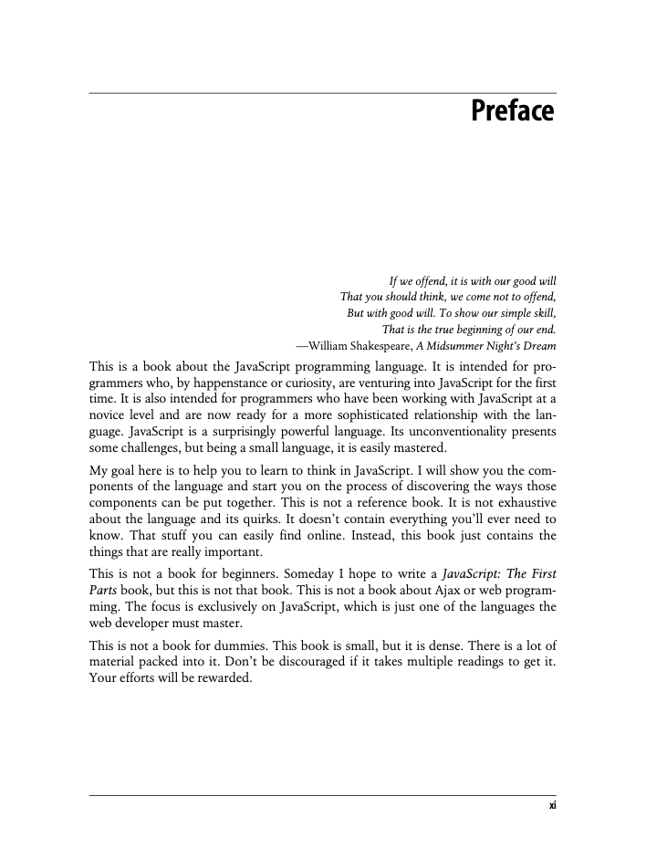 Javascript : The Good Parts