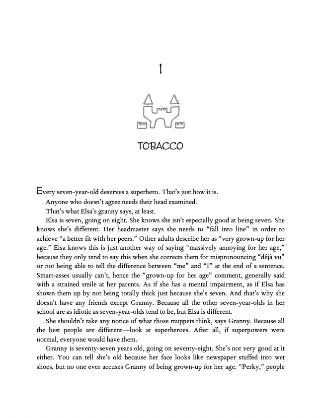 My Grandmother Sends Her Regards and Apologises