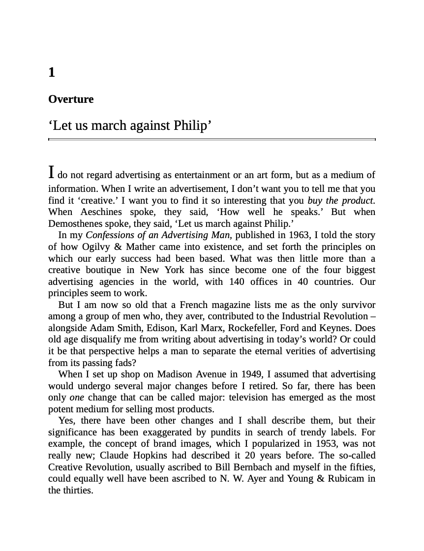 Ogilvy on Advertising