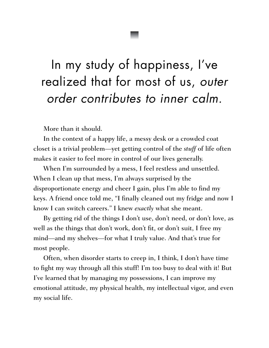 Outer Order, Inner Calm