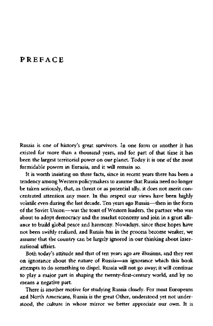 Russia and the Russians