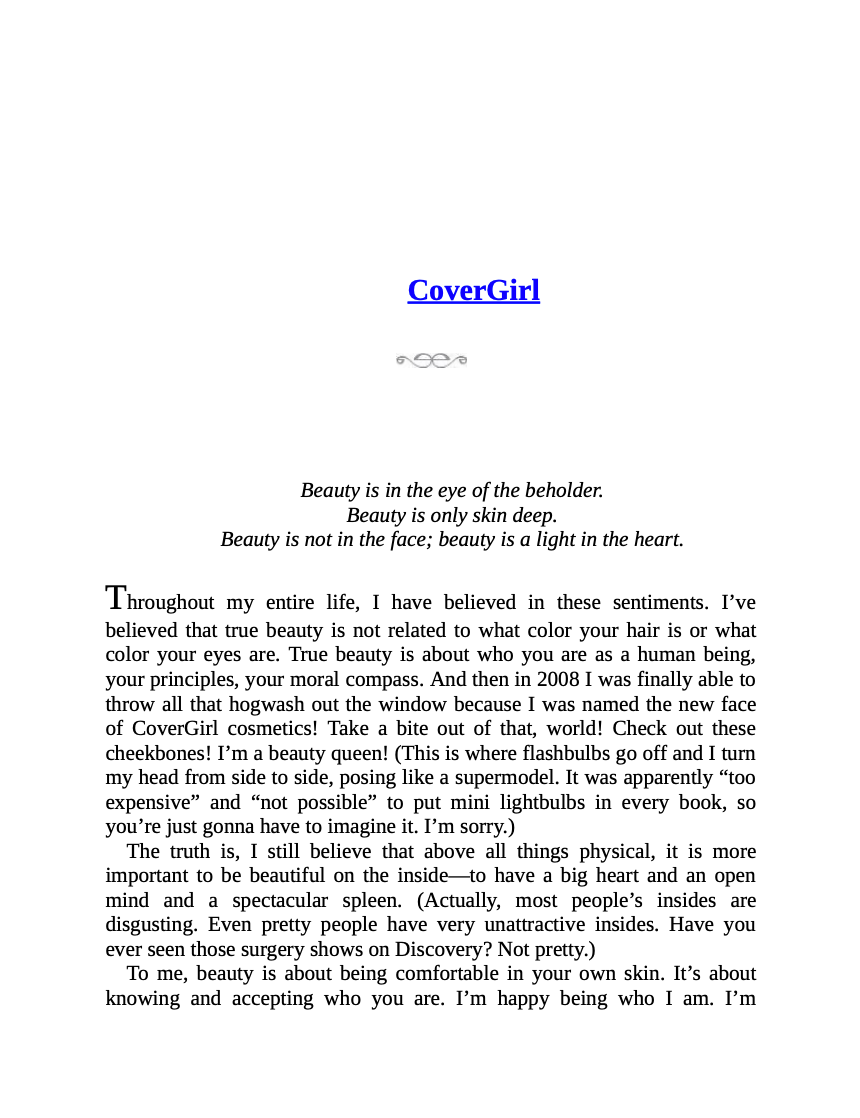 Seriously...I'm Kidding