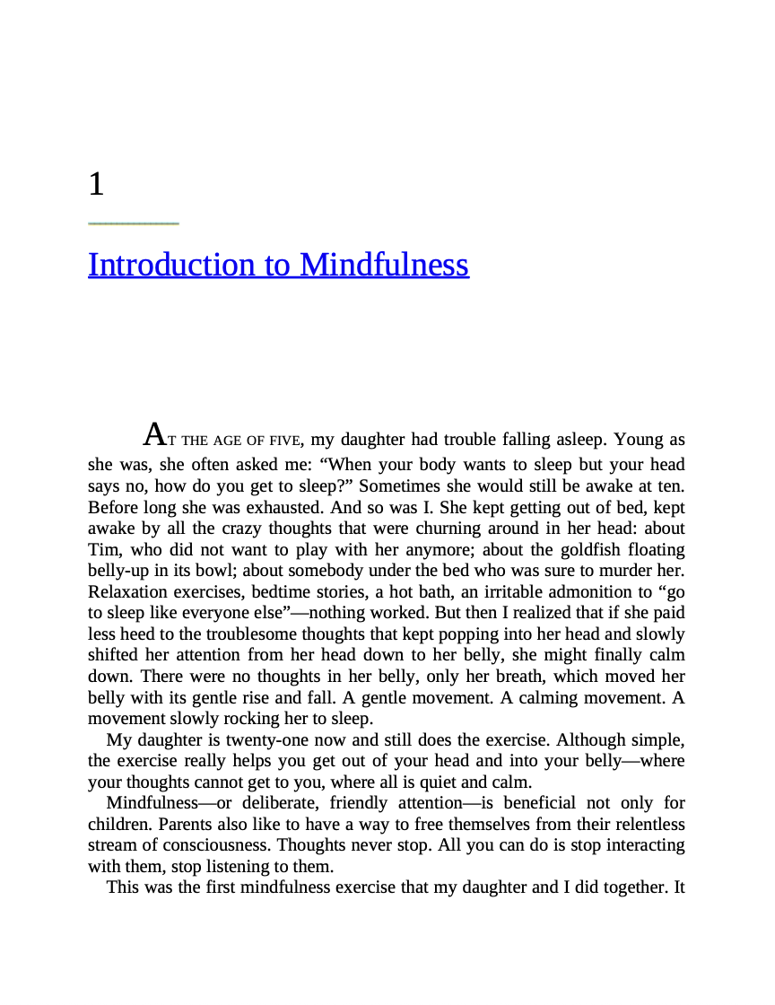 Sitting Still Like a Frog