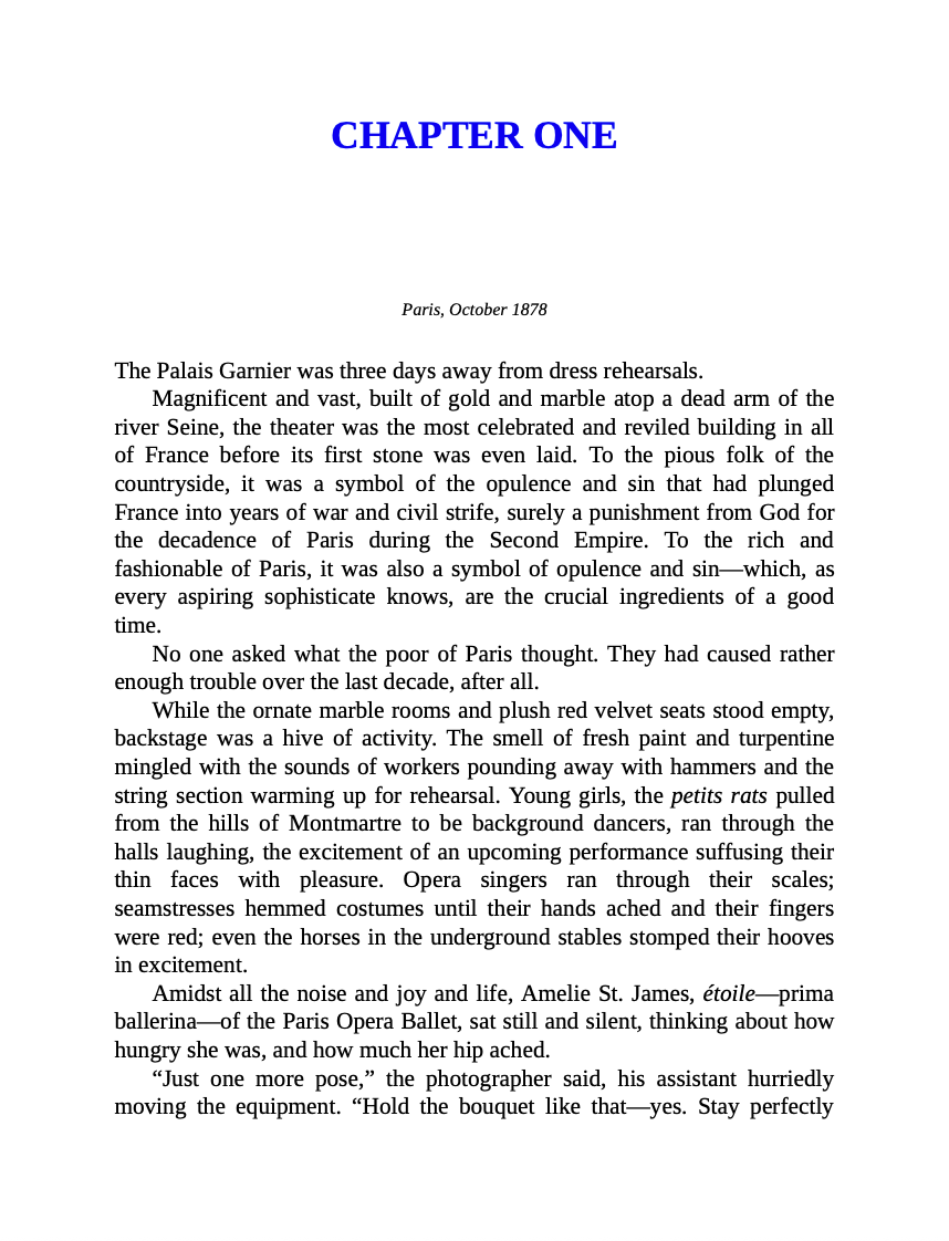 The Brightest Star in Paris