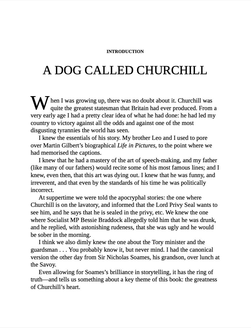 The Churchill Factor