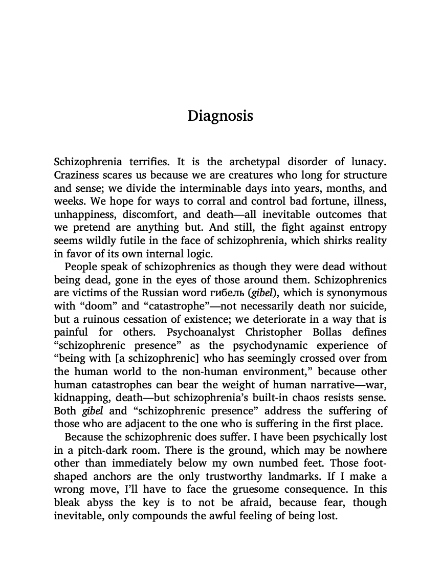The Collected Schizophrenias