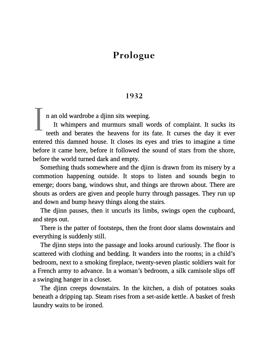 The Djinn Waits a Hundred Years