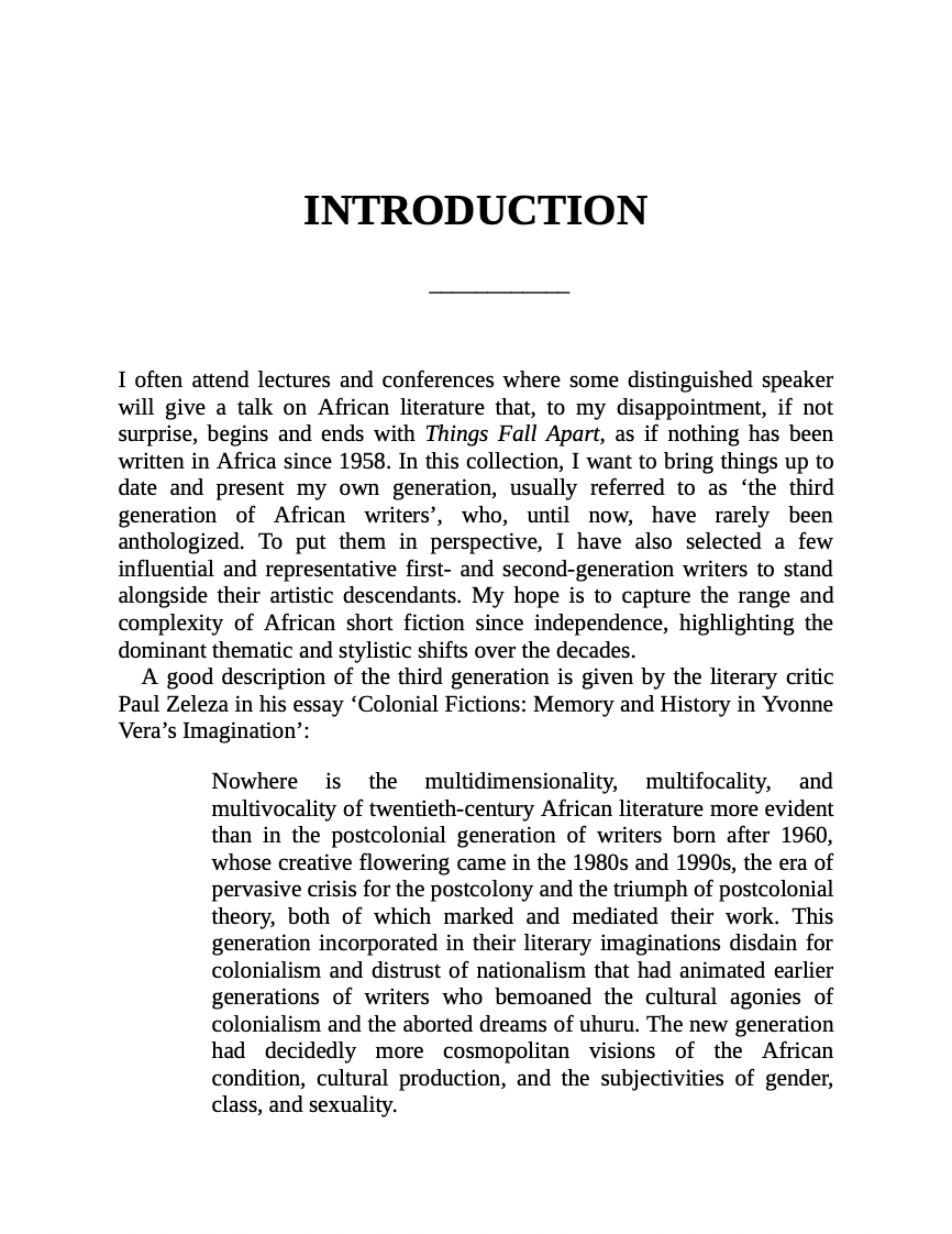 The Granta Book of the African Short Story
