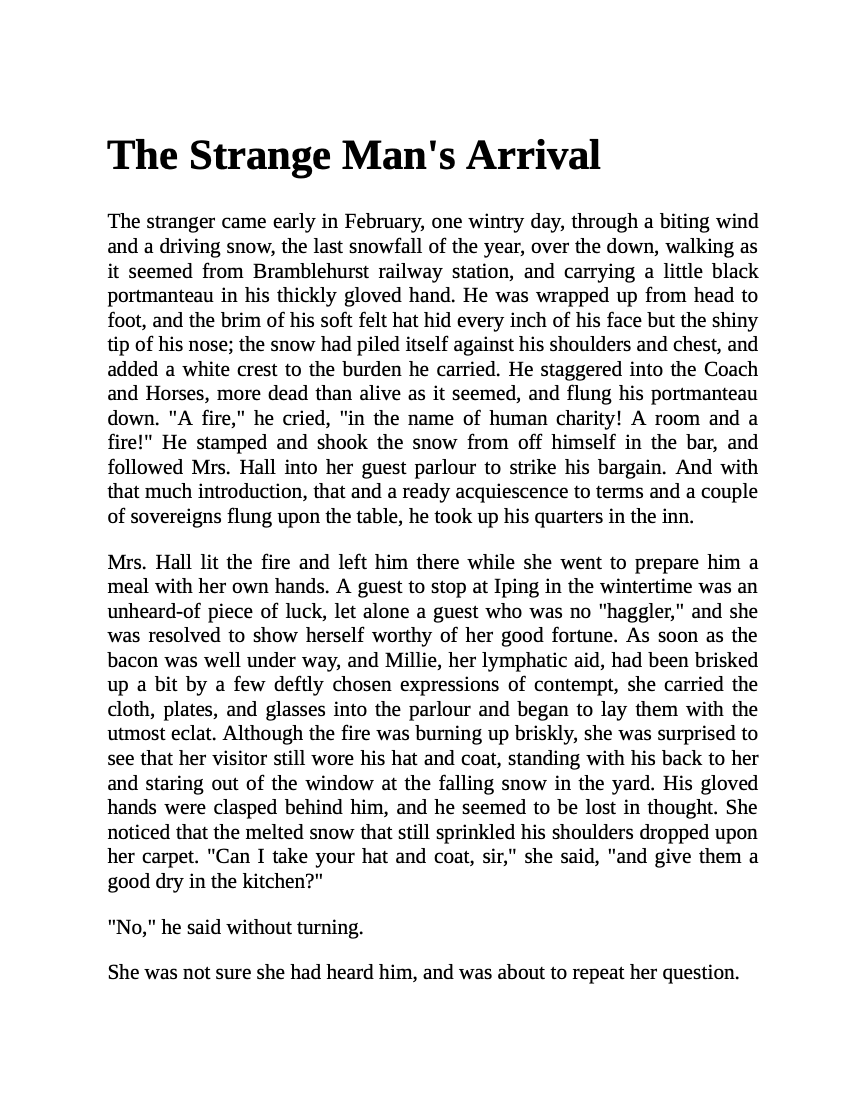 The Invisible Man