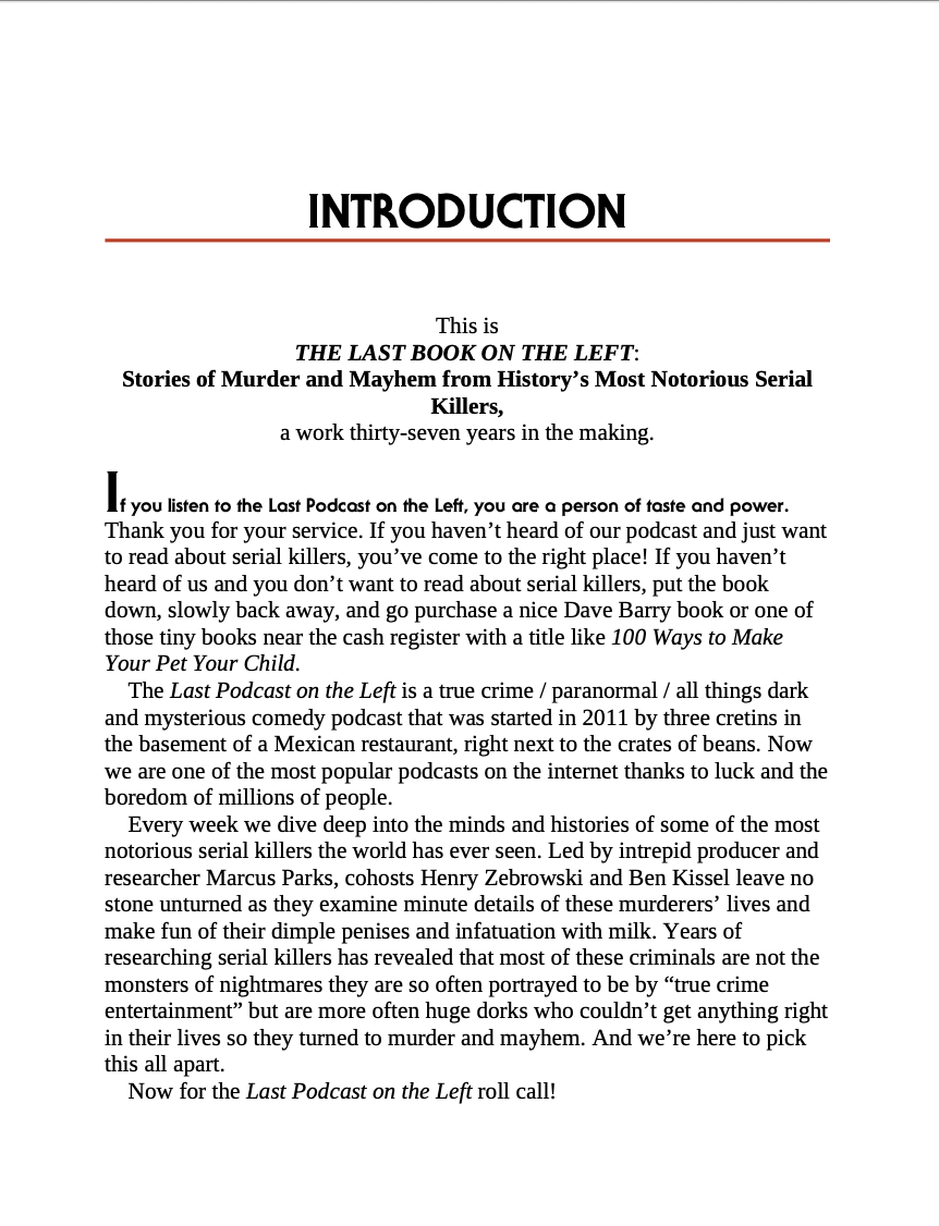 The Last Book on the Left