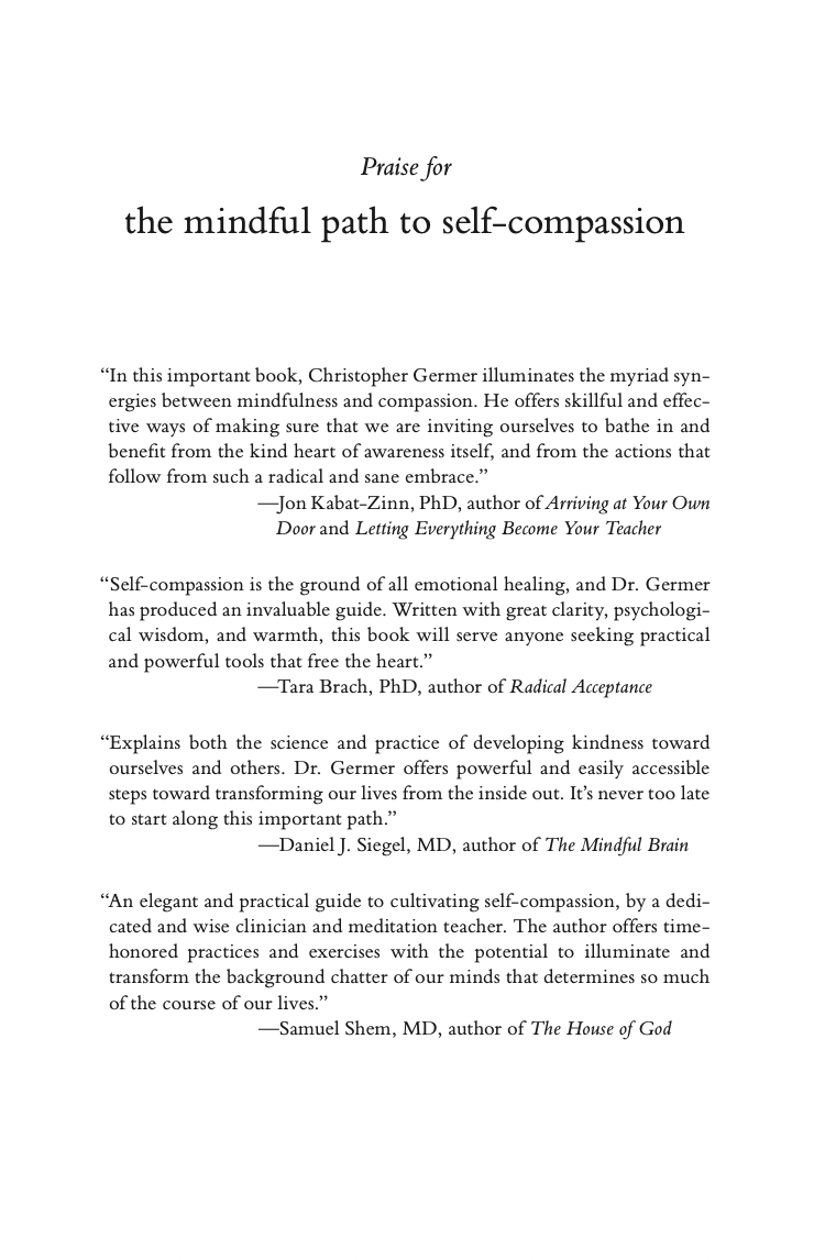 The Mindful Path to Self-Compassion