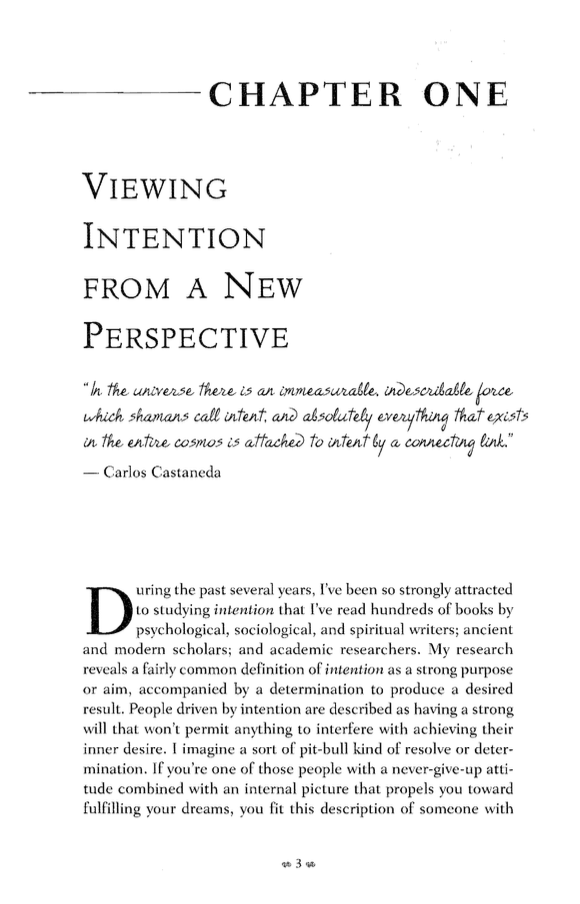 The Power of Intention