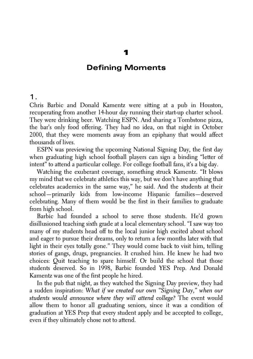 The Power of Moments