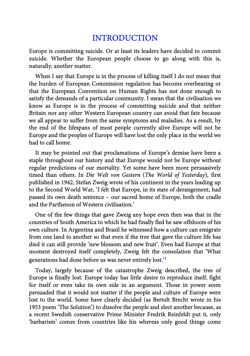 The Strange Death of Europe