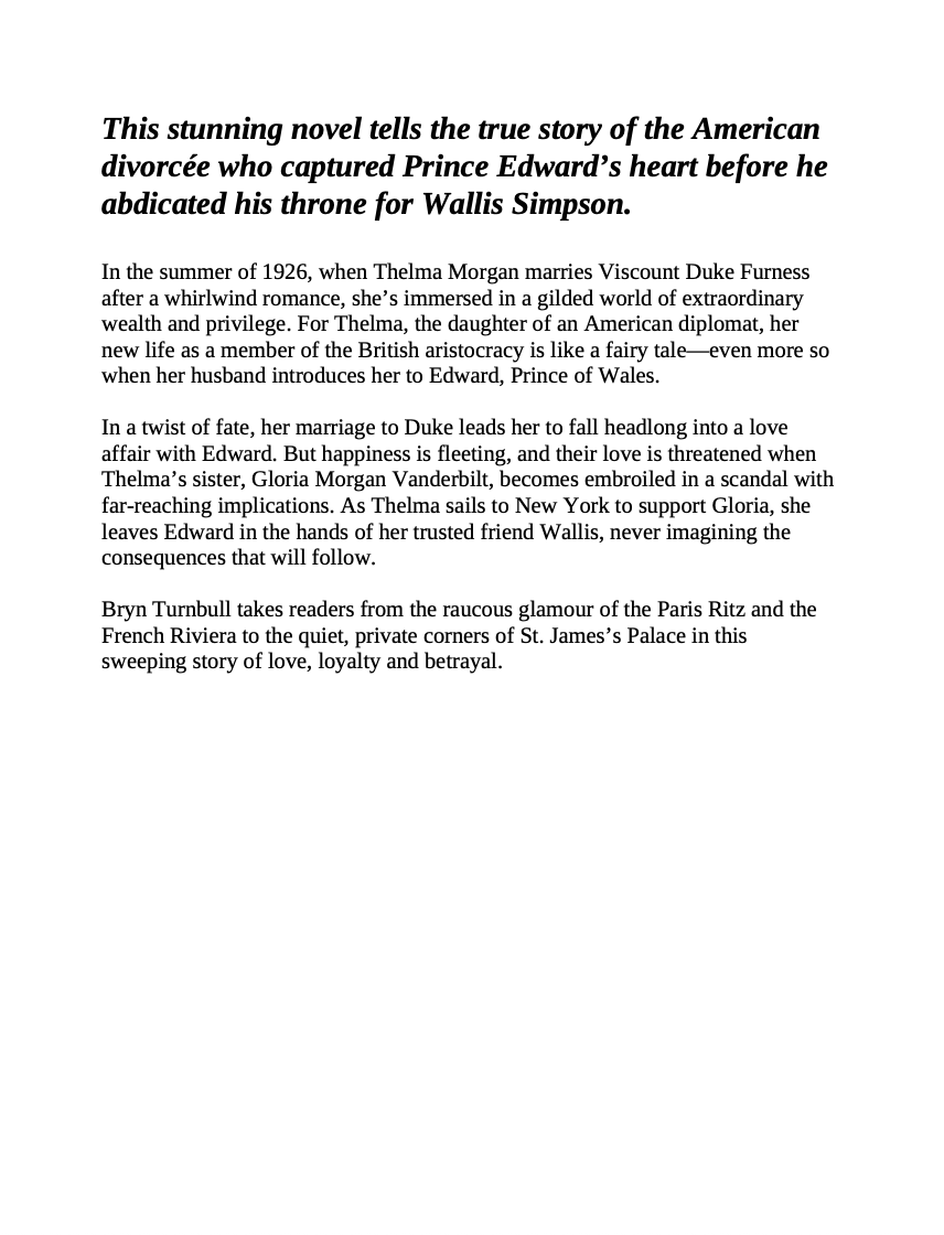 The Woman Before Wallis