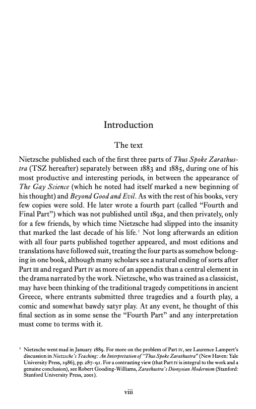 Thus Spoke Zarathustra