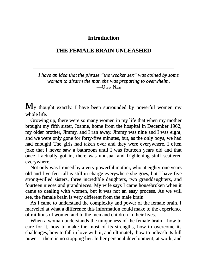 Unleash the Power of the Female Brain