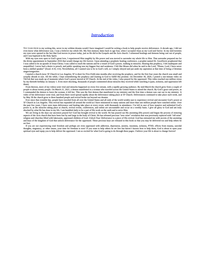 Unlock Your Deliverance