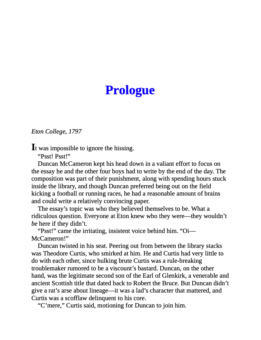 Waiting for a Scot Like You